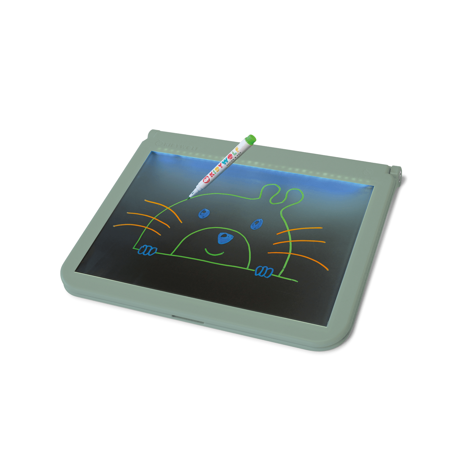 KIDYDRAW PRO Light-Up Drawing Tablet for Kids | KIDYWOLF | Mucky Wolf