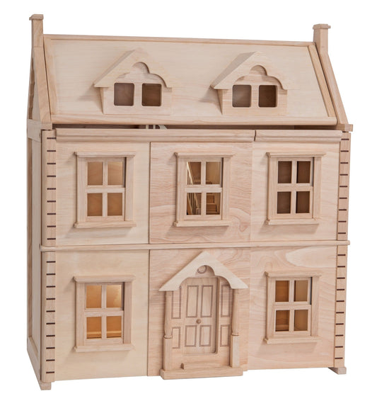 Wooden Victorian Dolls House 3-Storey | PlanToys | Mucky Wolf