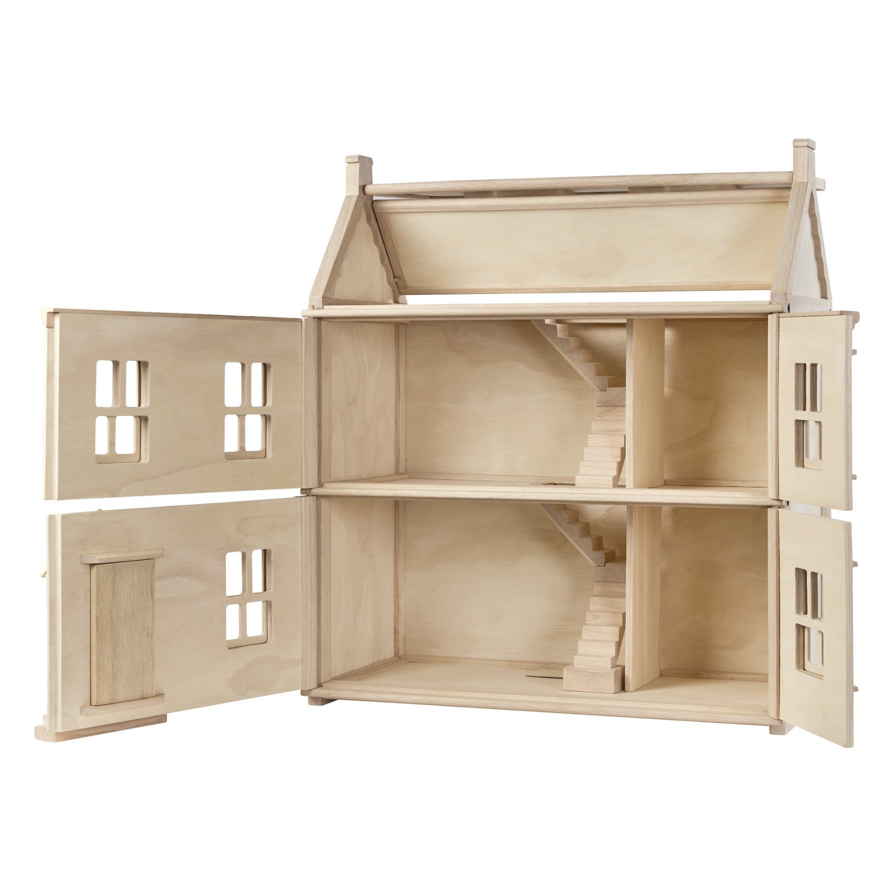 Wooden Victorian Dolls House 3-Storey | PlanToys | Mucky Wolf