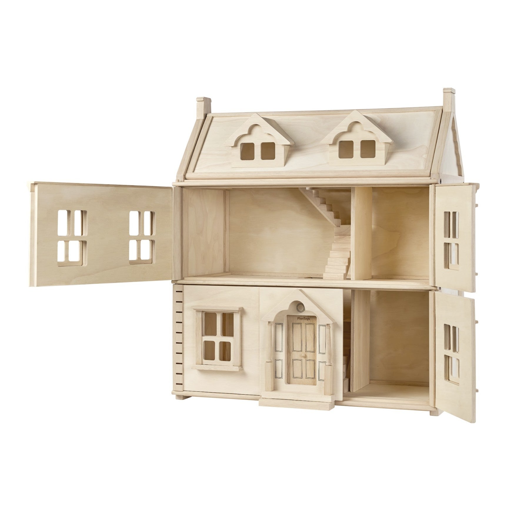 Wooden Victorian Dolls House 3-Storey | PlanToys | Mucky Wolf