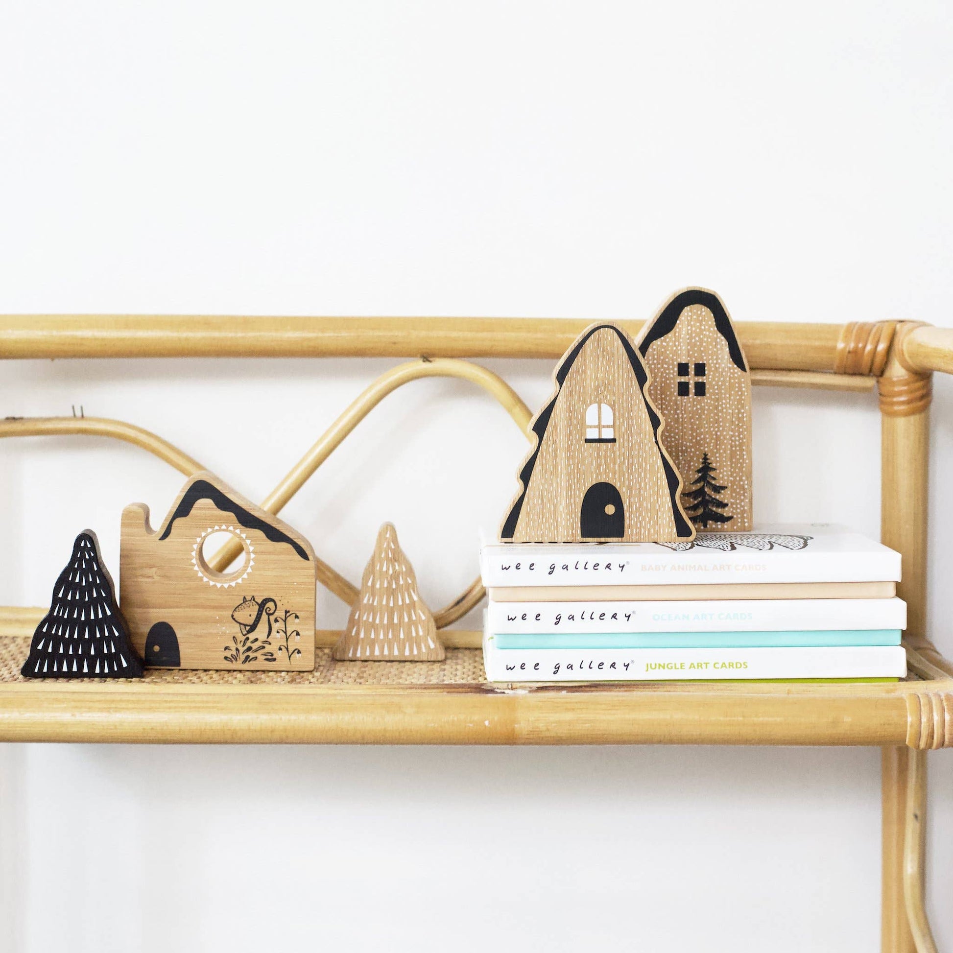 Woodland Village wooden toy for toddlers 