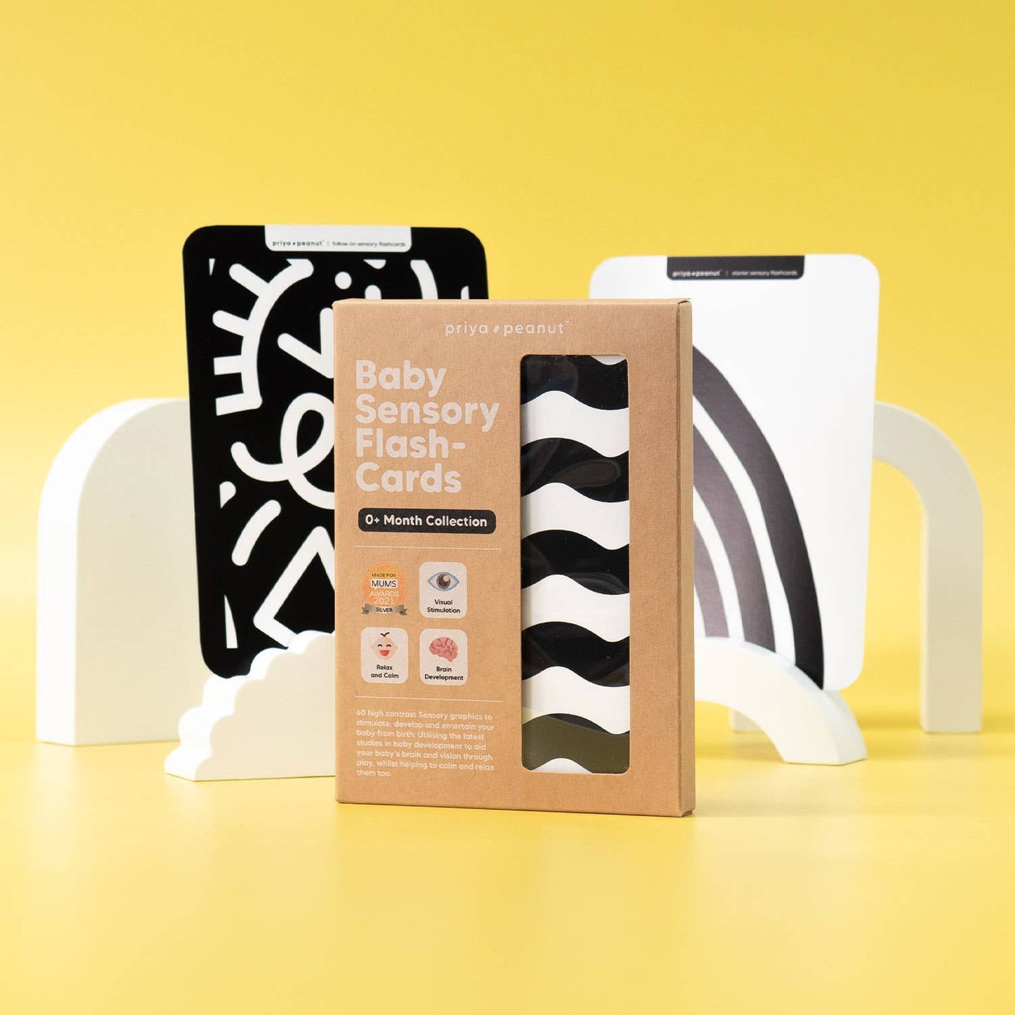 Newborn Sensory Cards (0+ Months Old) | Award-Winning Baby Toy
