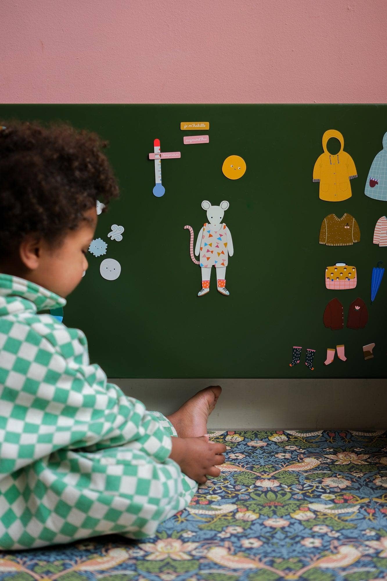 Dress-Up Magnetic Play Set – Weather-Ready Fun for Little Stylists!