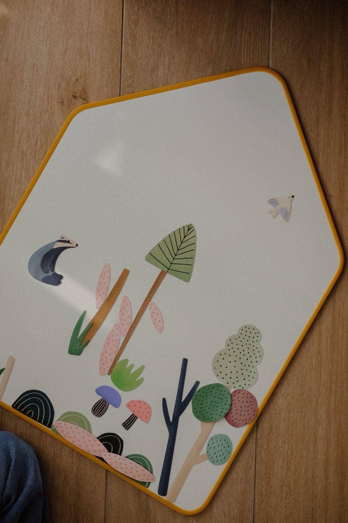 Beautiful forest magents for toddler playroom and bathtime