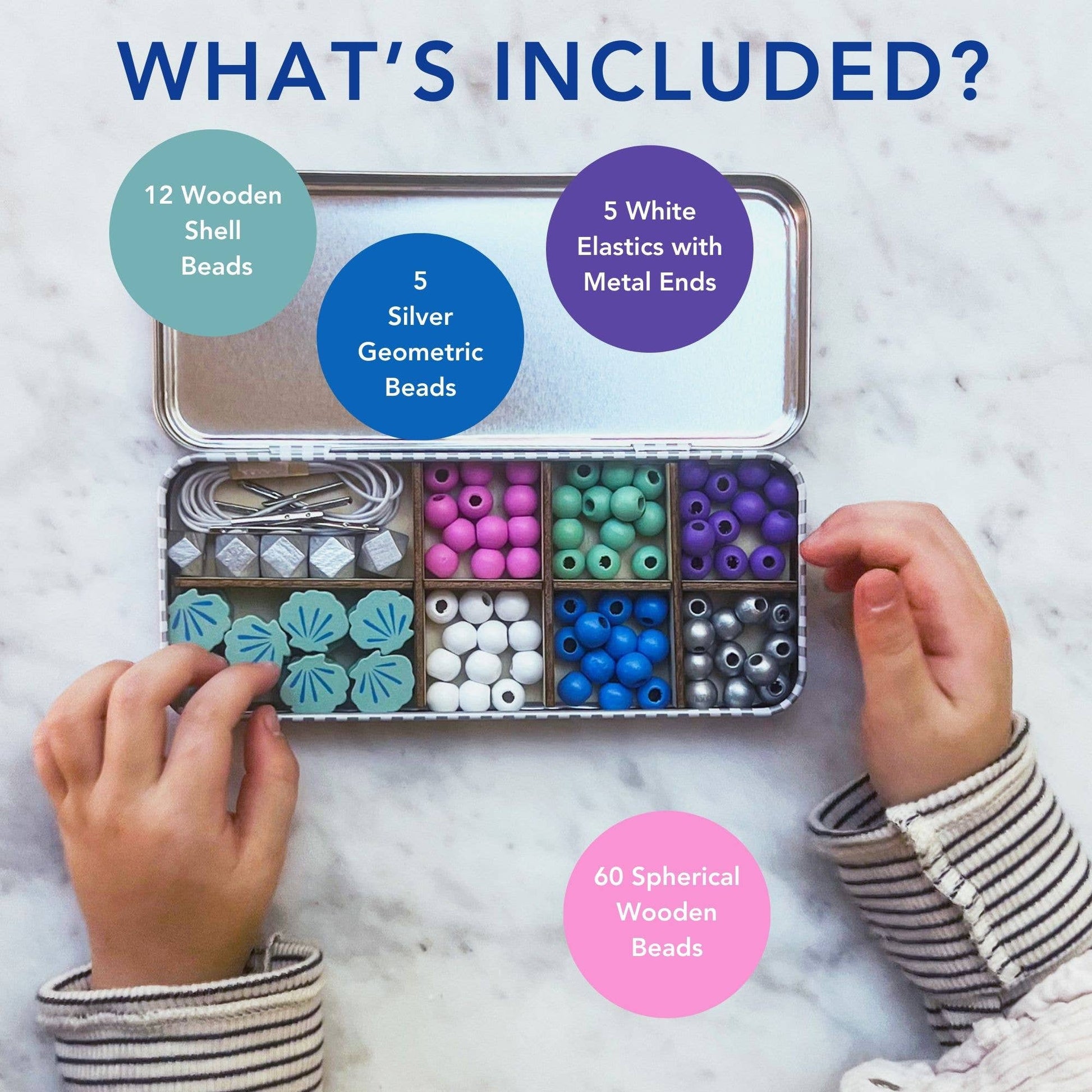 Beading Bracelet Craft Kit – Eco-Friendly Gift Tin&nbsp;