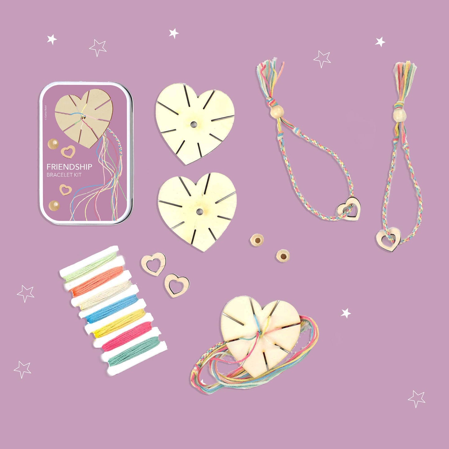 Cotton Twist Friendship Bracelet Making Gift Kit