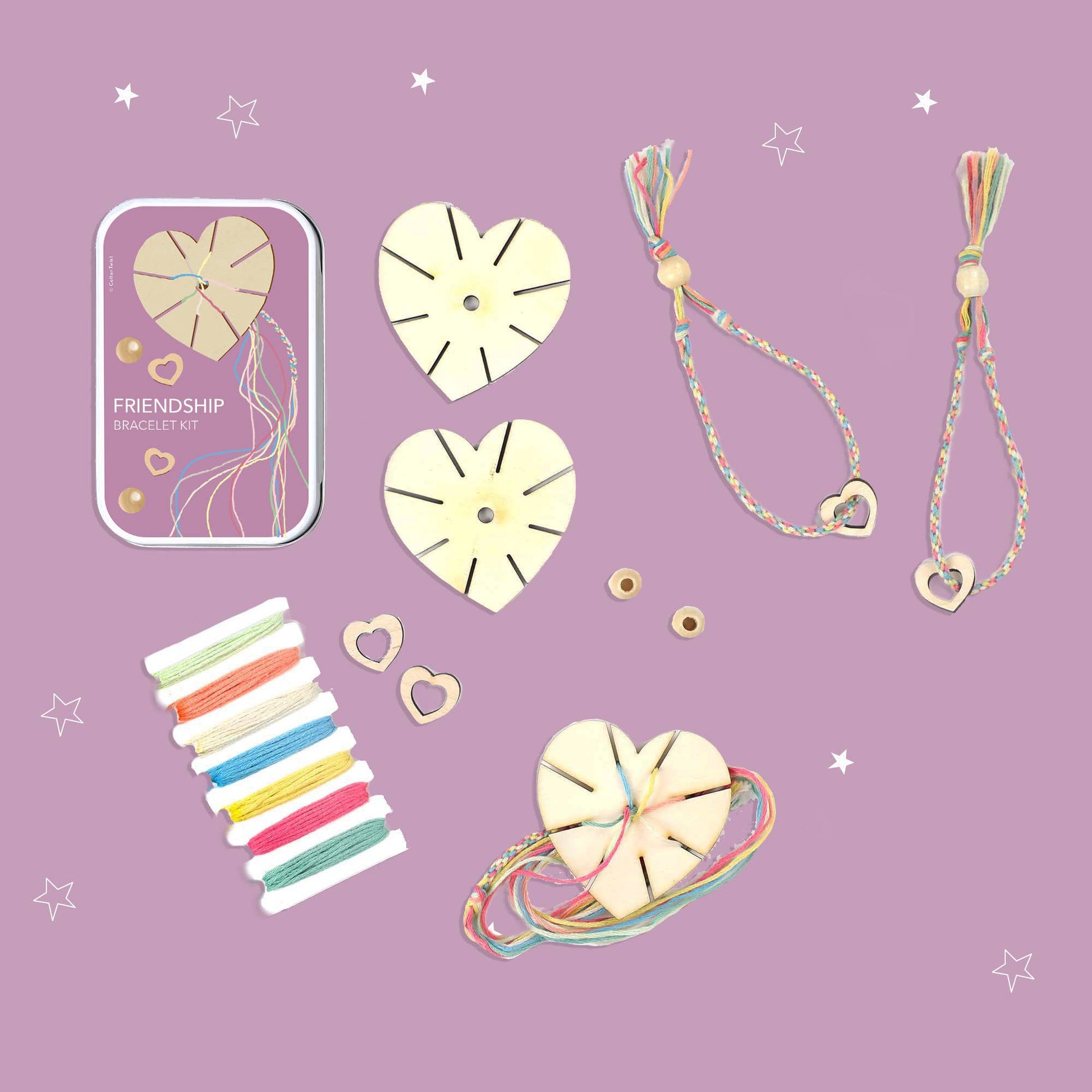 Cotton Twist Friendship Bracelet Making Gift Kit