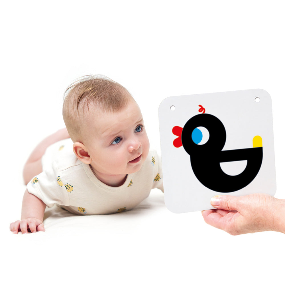High Contrast Baby Cards for Newborns | Banana Panda