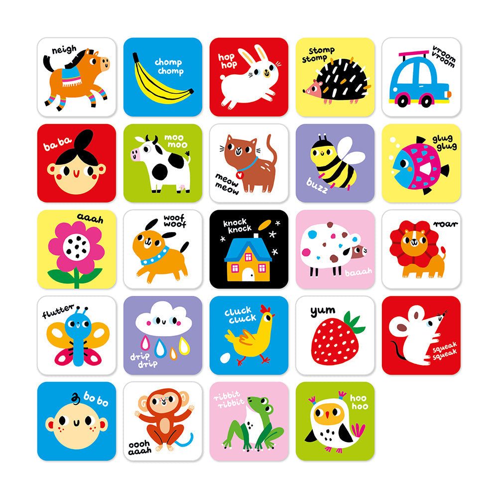 Banana Panda High Contrast Baby Cards – Ages 6 Months+
