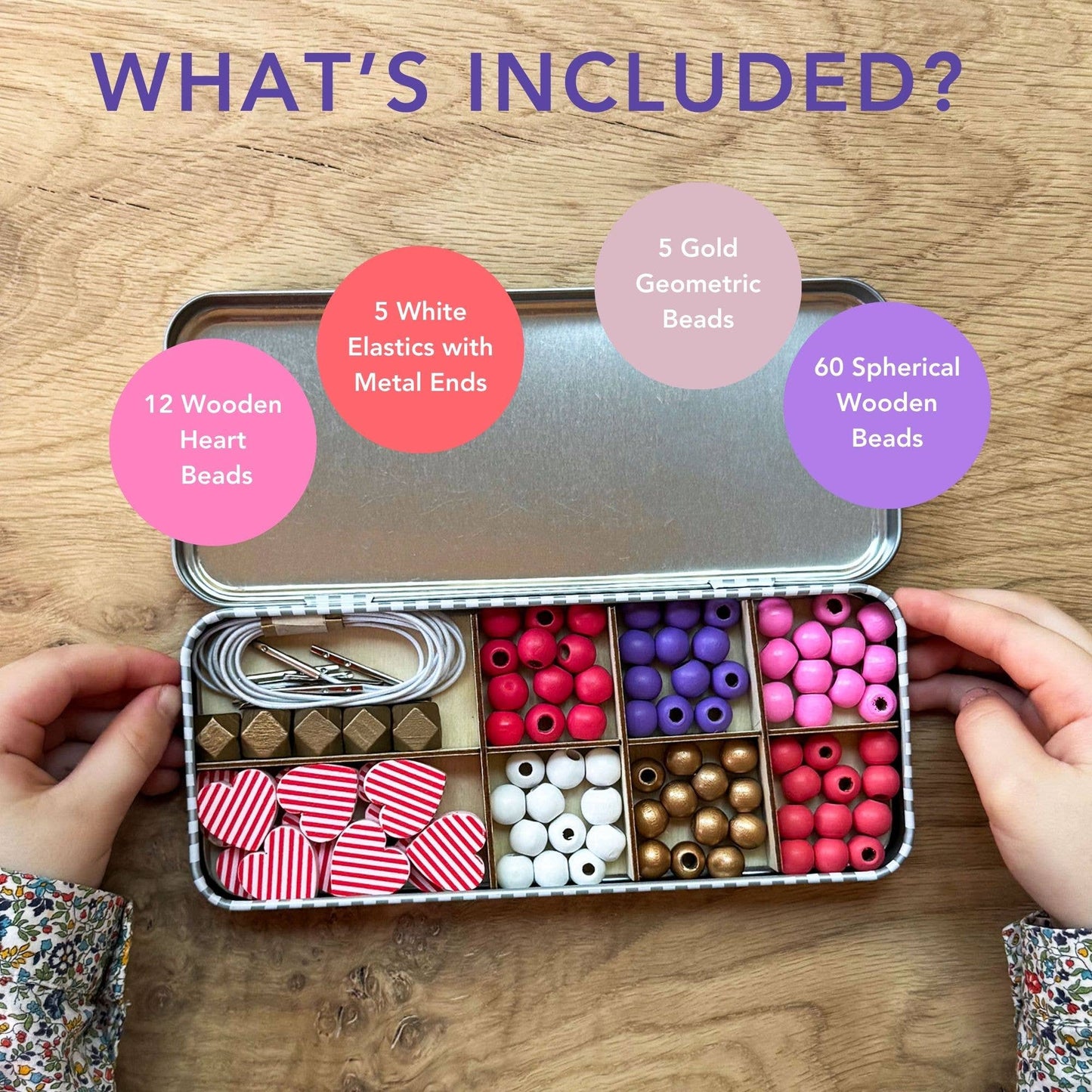 Cotton Twist Love & Hearts Bracelet Bead Kit