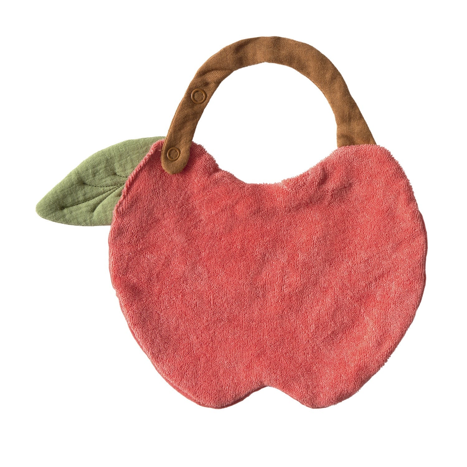 Apple Feeding Baby Bib - Organic