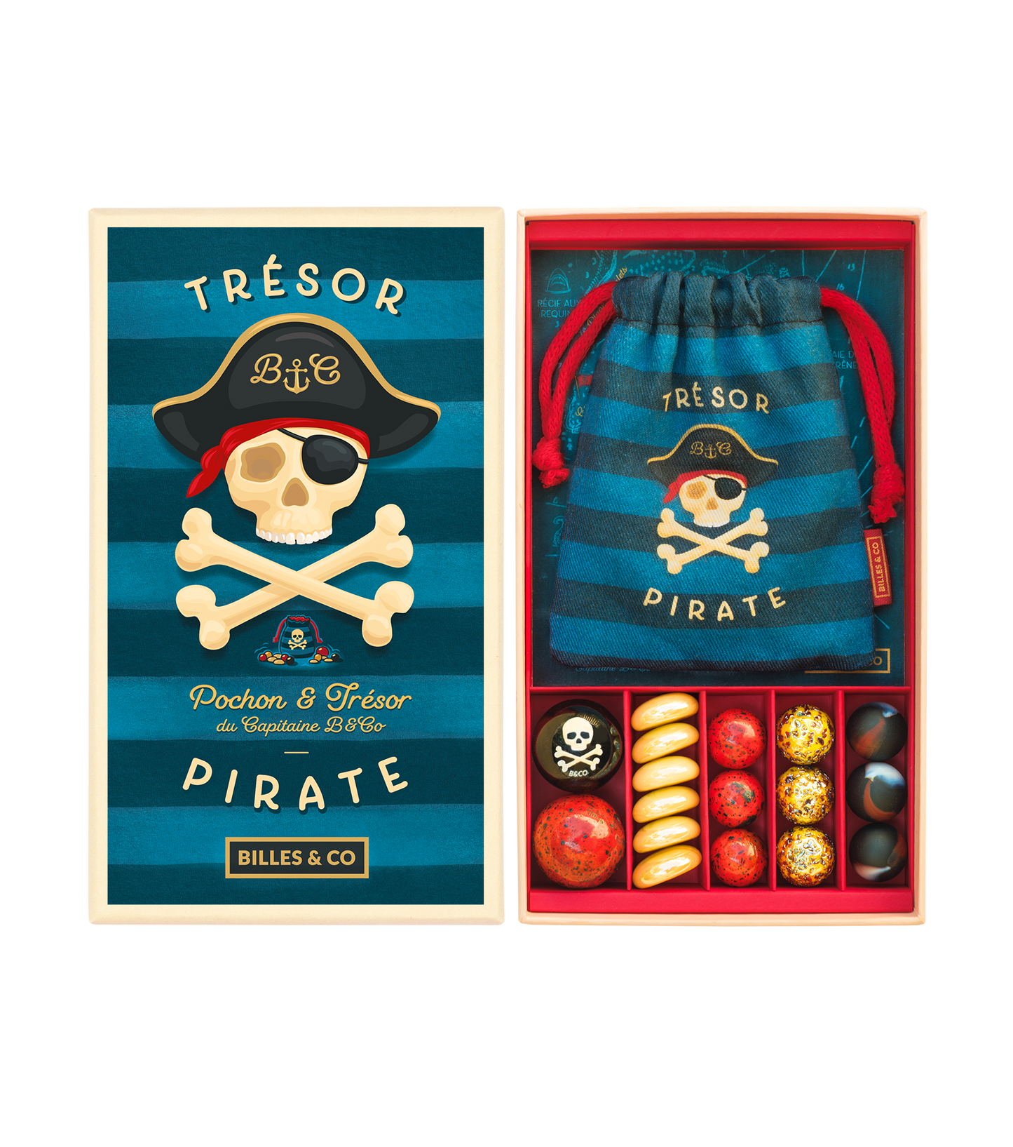 Pirate Mable Set With Pouch - Perfect For STEM Learning