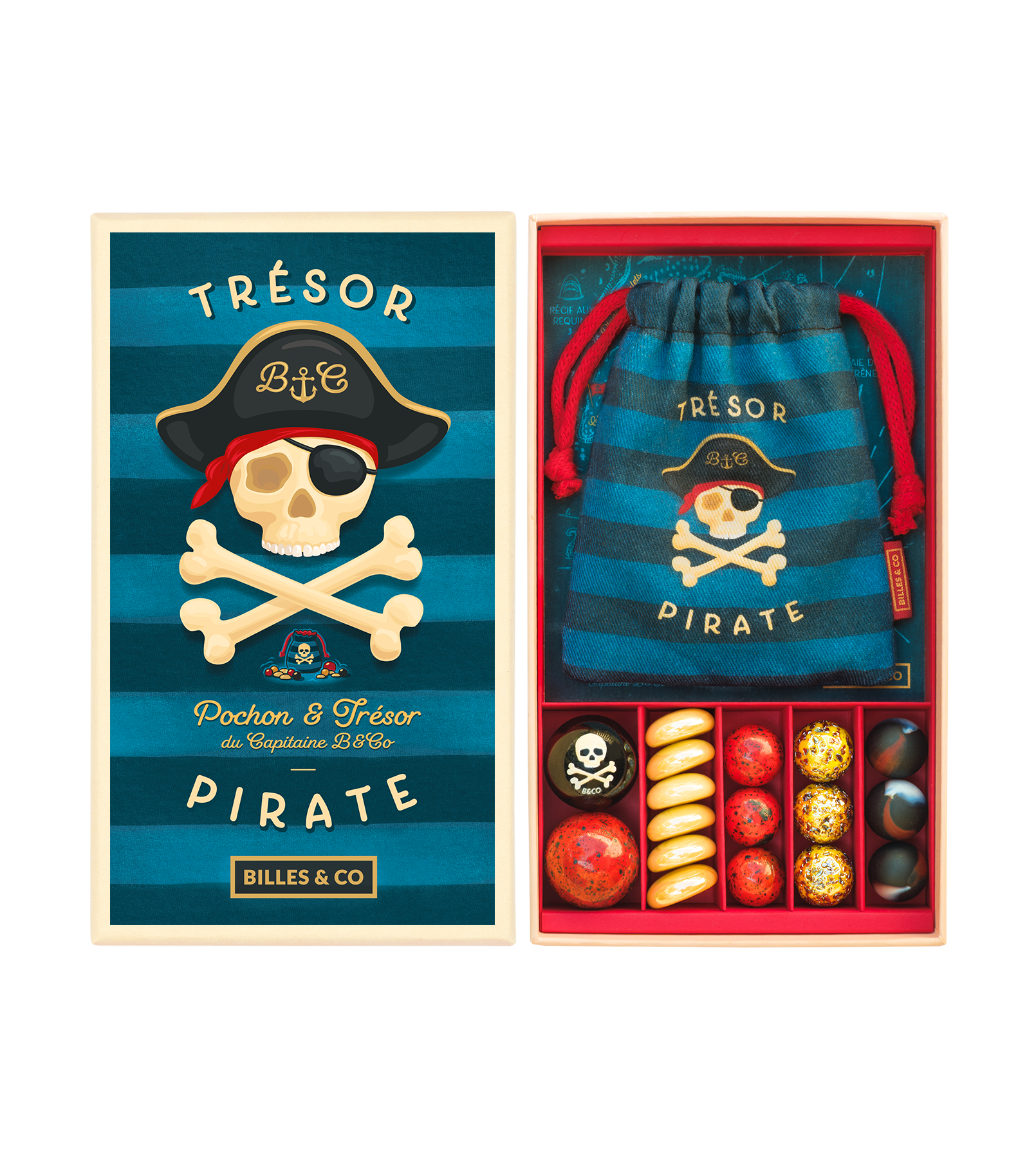 Pirate Mable Set With Pouch - Perfect For STEM Learning