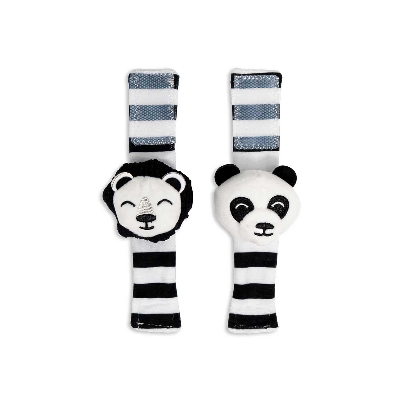 Sensory Ankle & Wrist Rattles for Babies | Priya & Peanut | UK Toy Shop Mucky Wolf