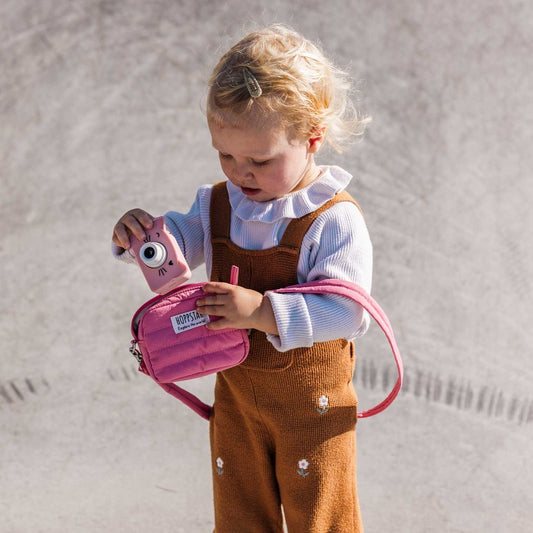 Hoppstar Mini Camera Bag In Colour Bubblegum Pink for Rookie and Expert Cameras
