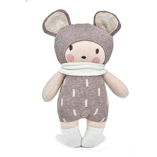  Baby Beau Knitted Doll | Soft First Baby Doll | Mucky Wolf