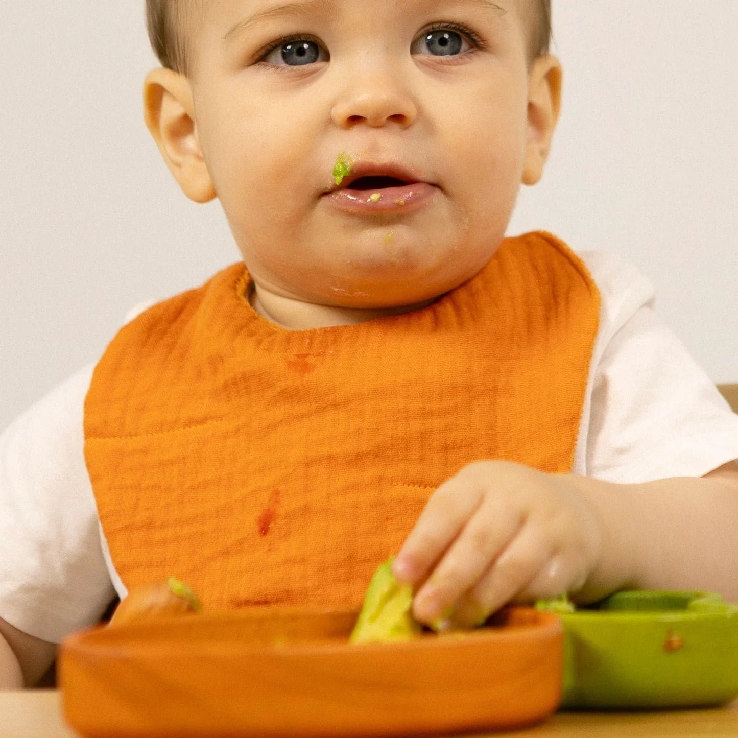Carrot Feeding Baby Bib - Organic