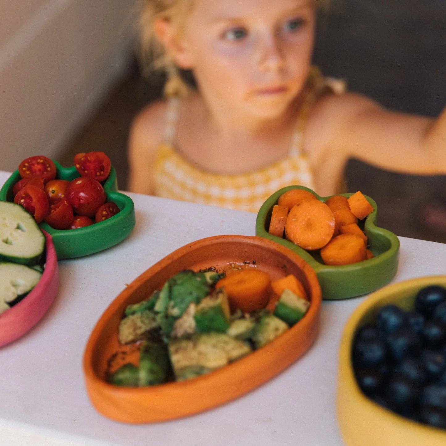 Wooden Baby Plate & Spoon Set | Cathy the Carrot | Oli & Carol