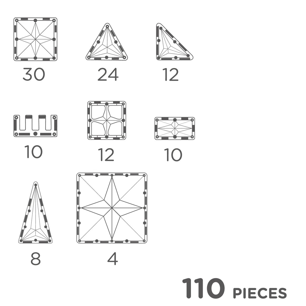 Cleverclixx Inventive Pack Intense 110 Pieces