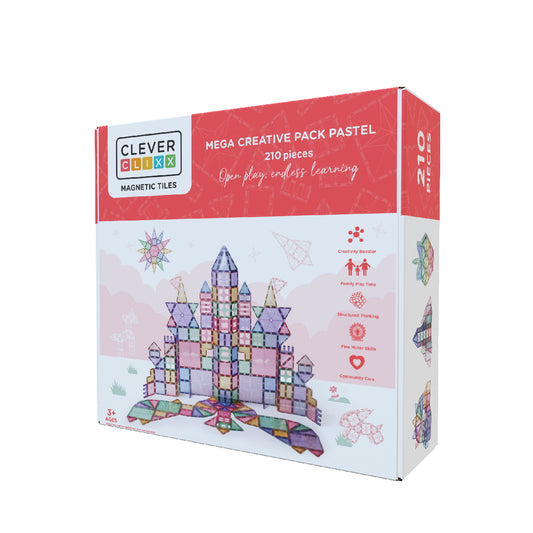 Cleverclixx Mega Creative Pack Pastel 210 Pieces