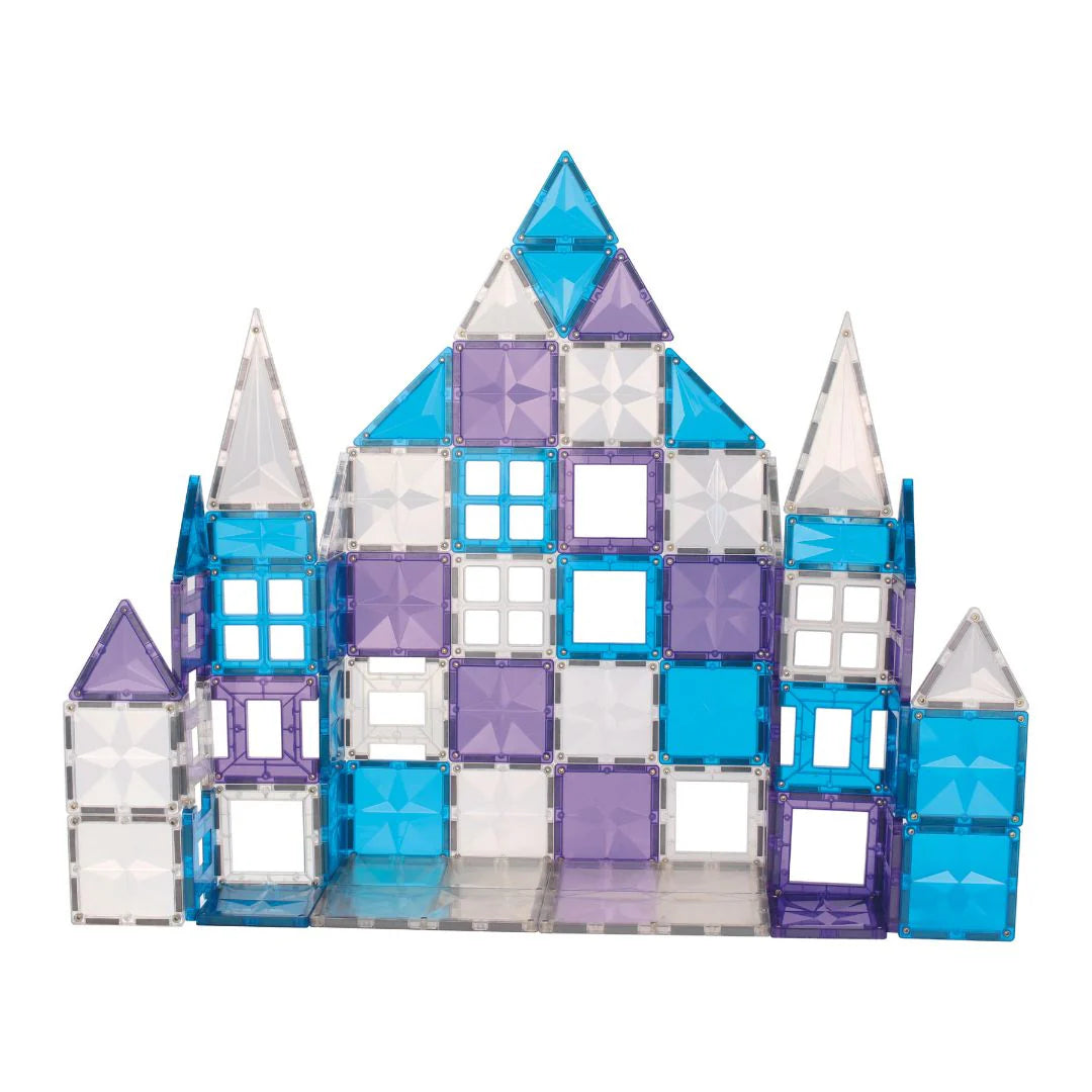 Cleverclixx Magnetic Tiles  Mega Ice Crystal Pack