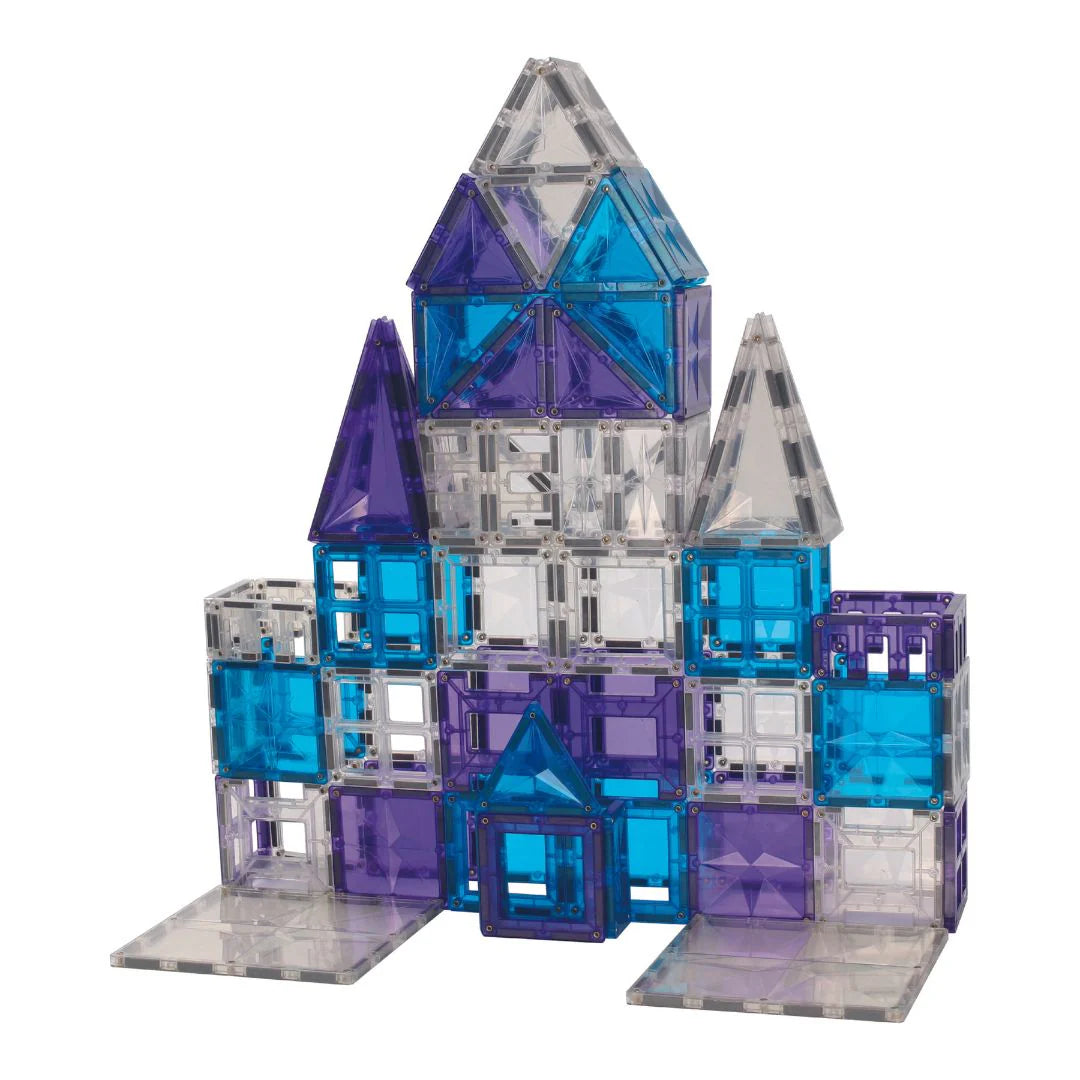 Cleverclixx Magnetic Tiles  Mega Ice Crystal Pack