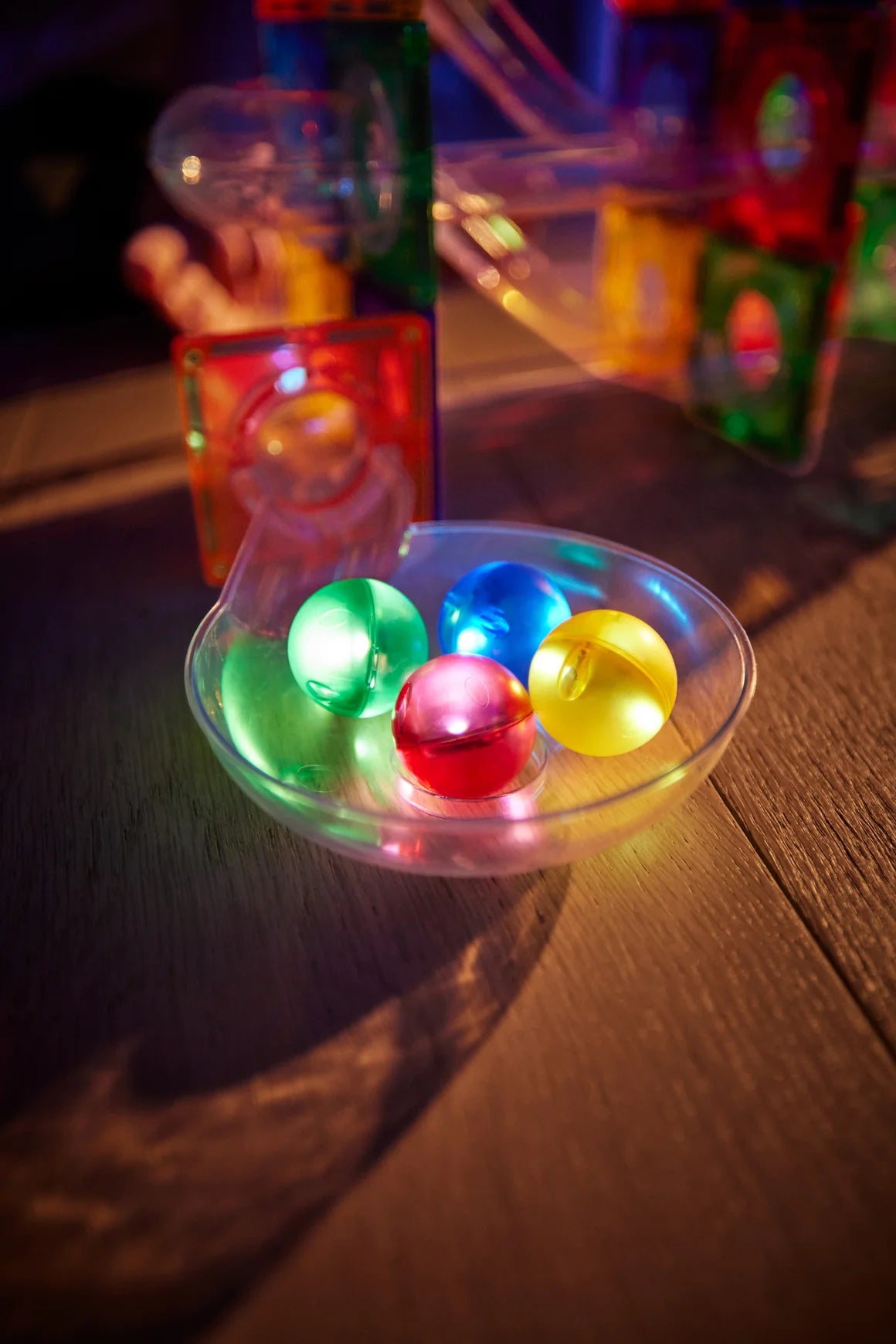 Cleverclixx  Ball Run Dazzling Lights Pack Intense 100 pieces