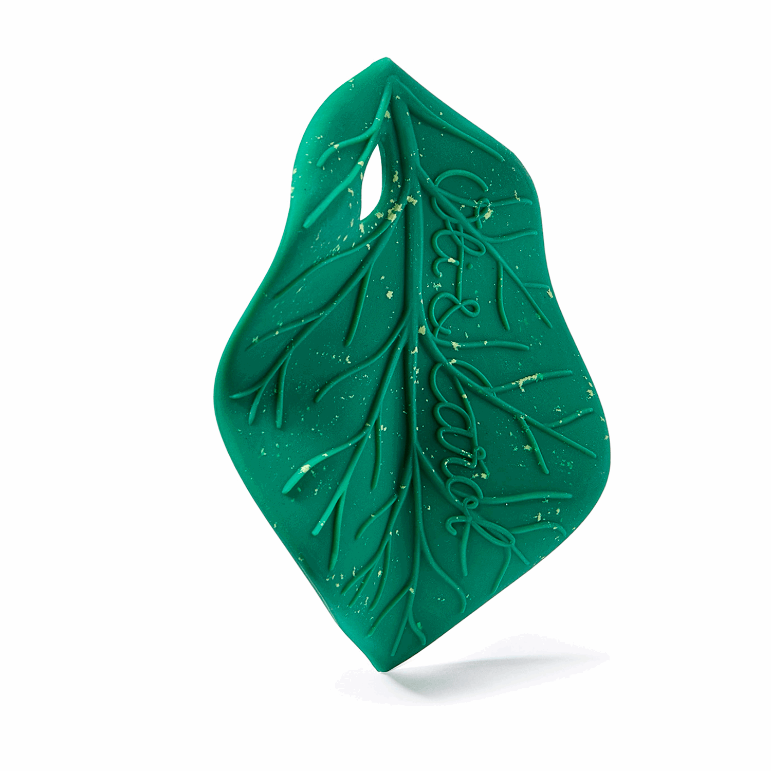 Natural Rubber Leaf Baby Teether – Oli & Carol Chlorophyll | Mucky Wolf
