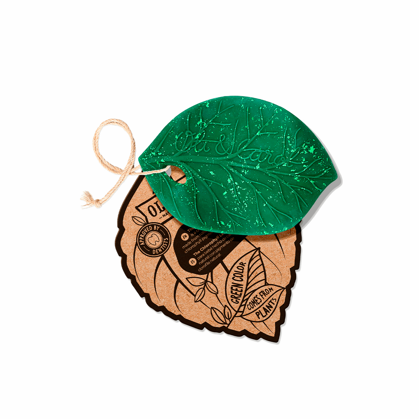 Natural Rubber Leaf Baby Teether – Oli & Carol Chlorophyll | Mucky Wolf