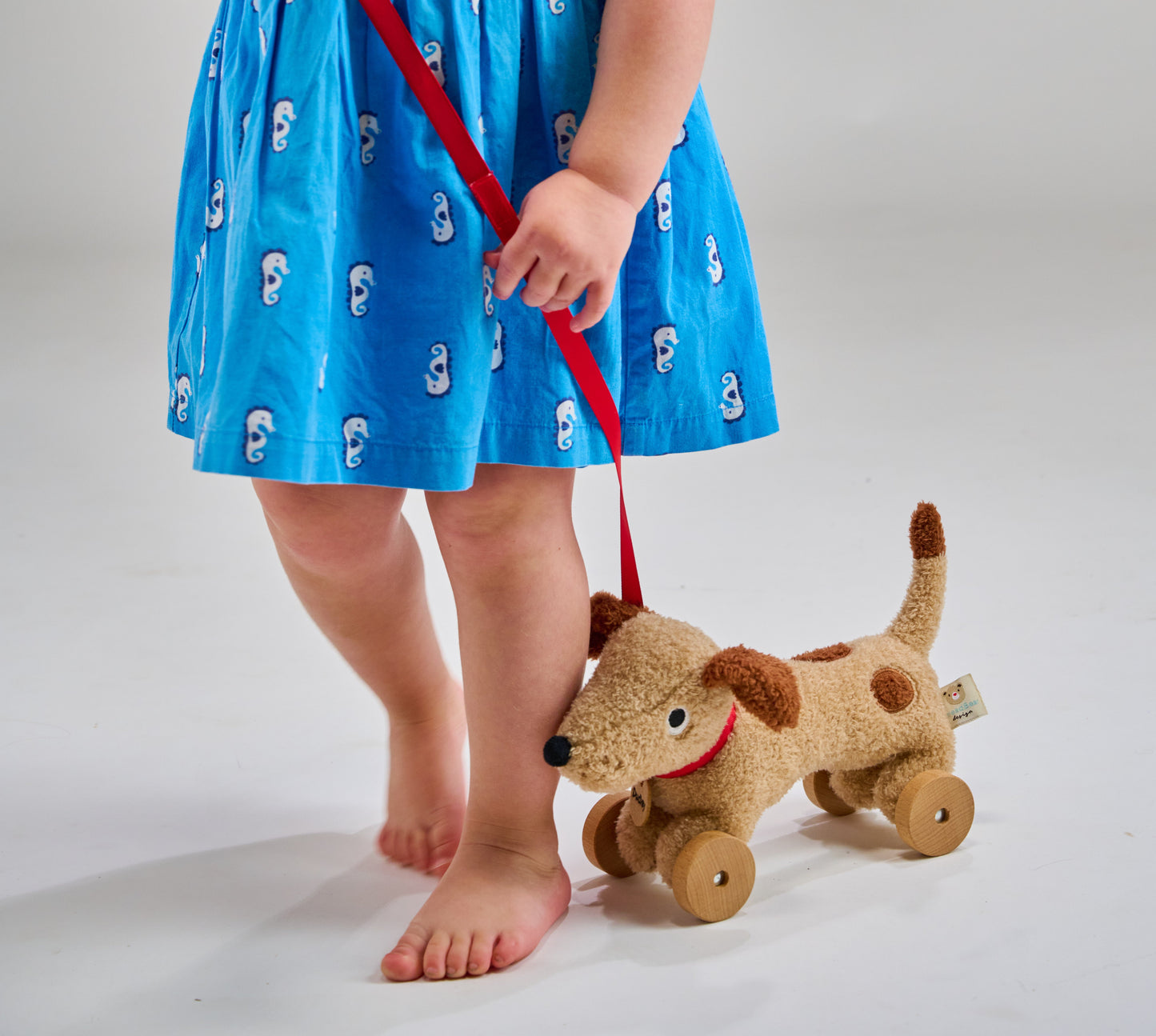  Dudley Pull Along Dog | ThreadBear | Mucky Wolf