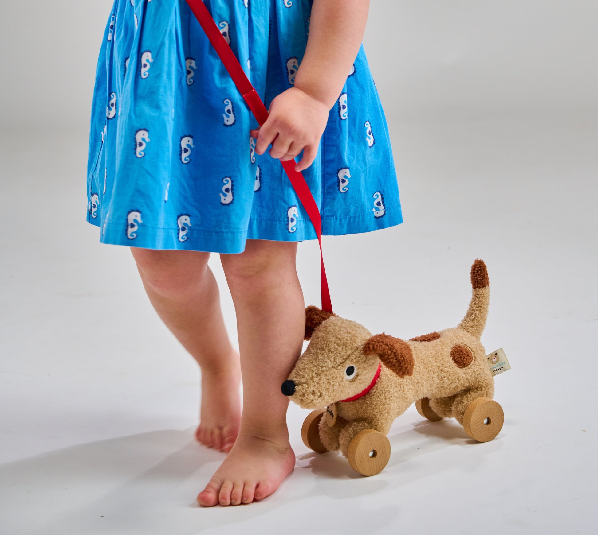  Dudley Pull Along Dog | ThreadBear | Mucky Wolf