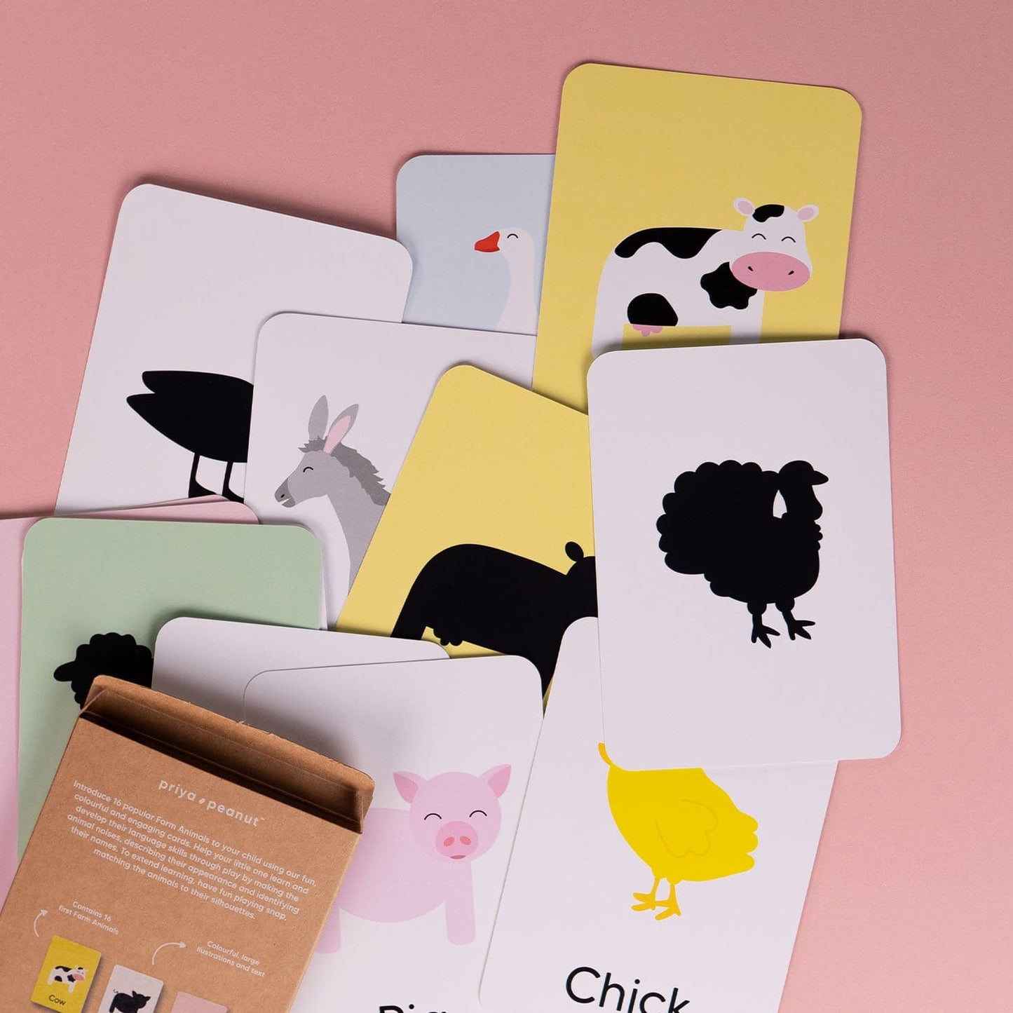 Farm Animal Flash Cards for Toddlers | Mucky Wolf