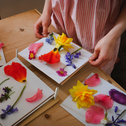 Wooden Flower Press For Children - Tender Leaf Toys