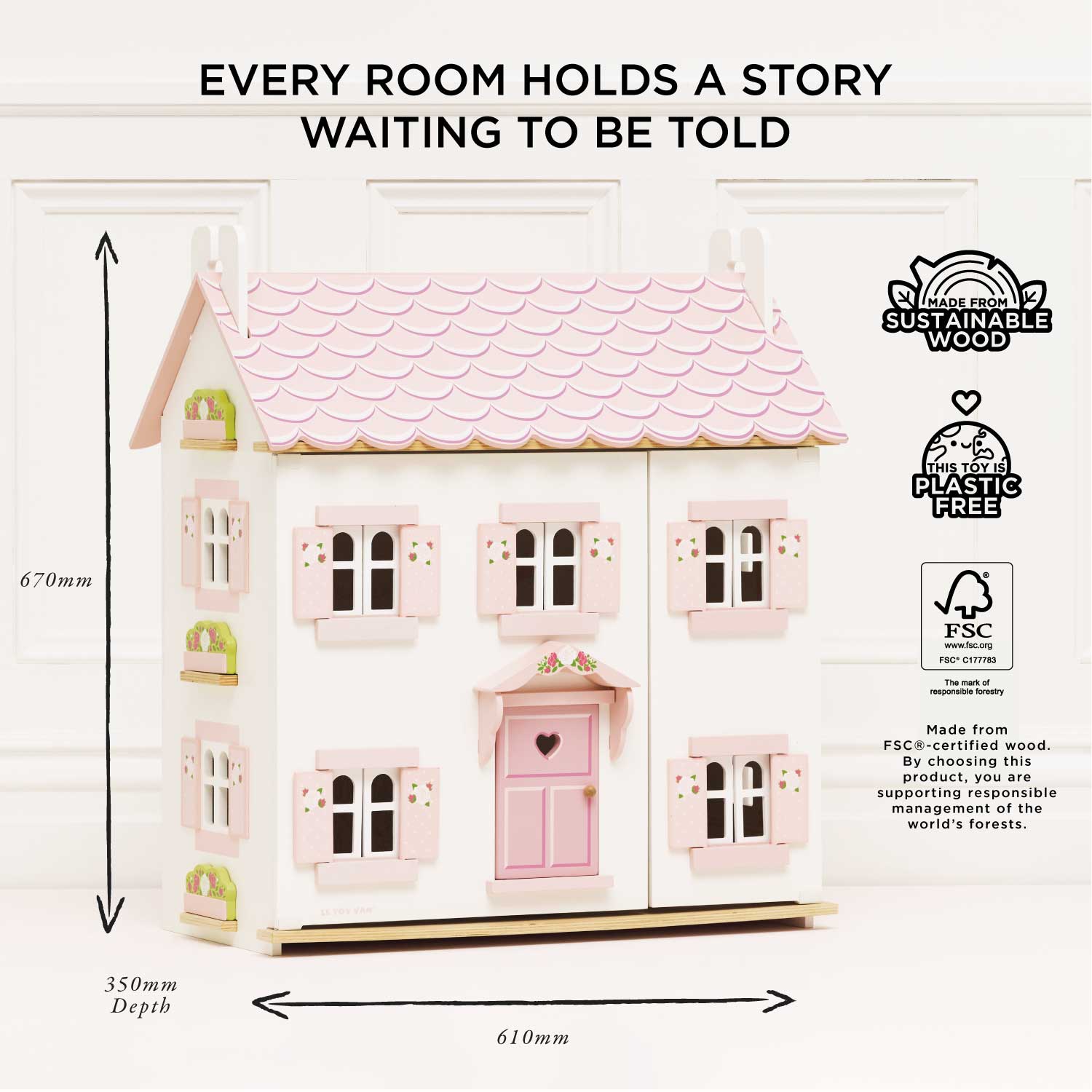 Le Toy Van Sophie's Wooden Dolls House