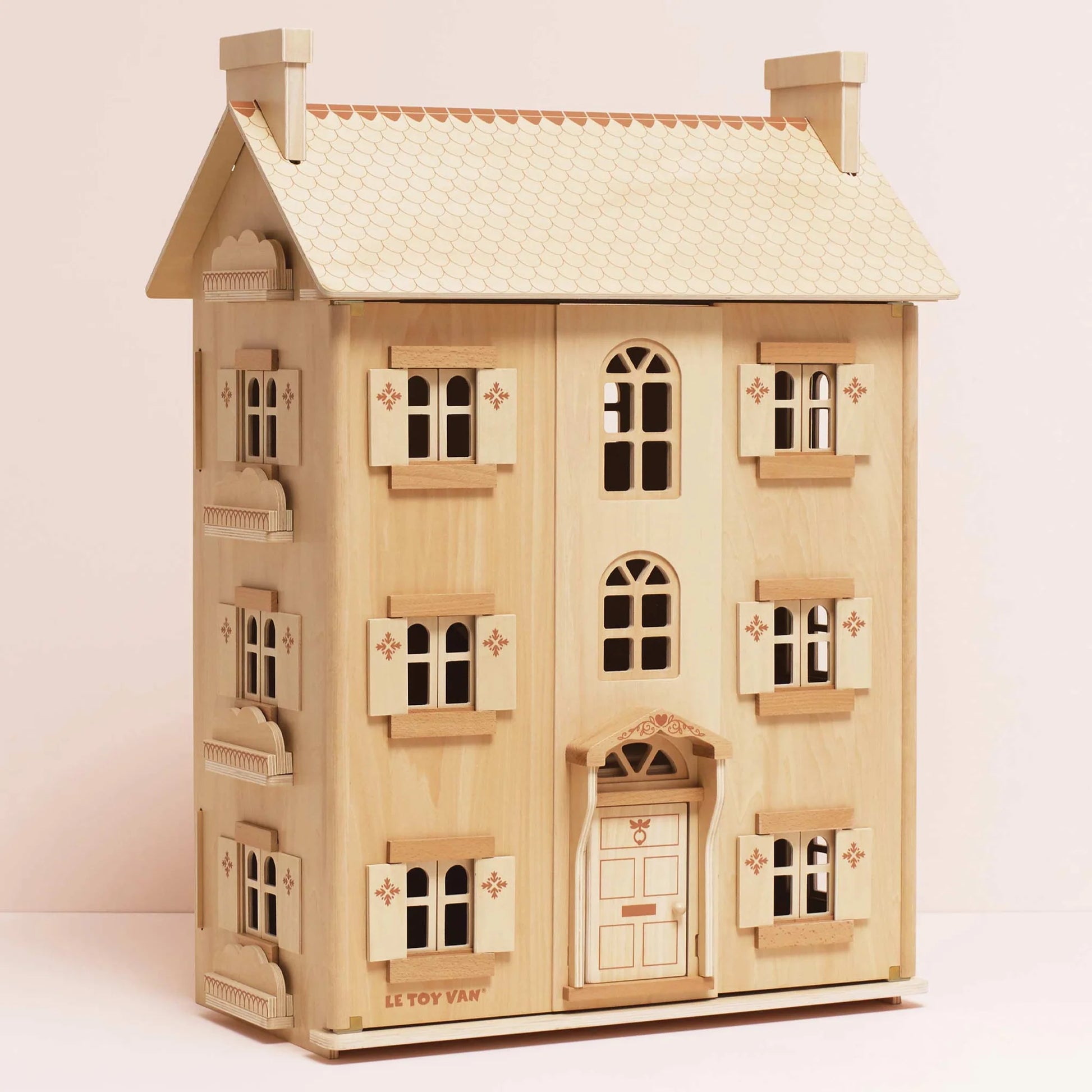 The Grand Natural Wood Dolls House
