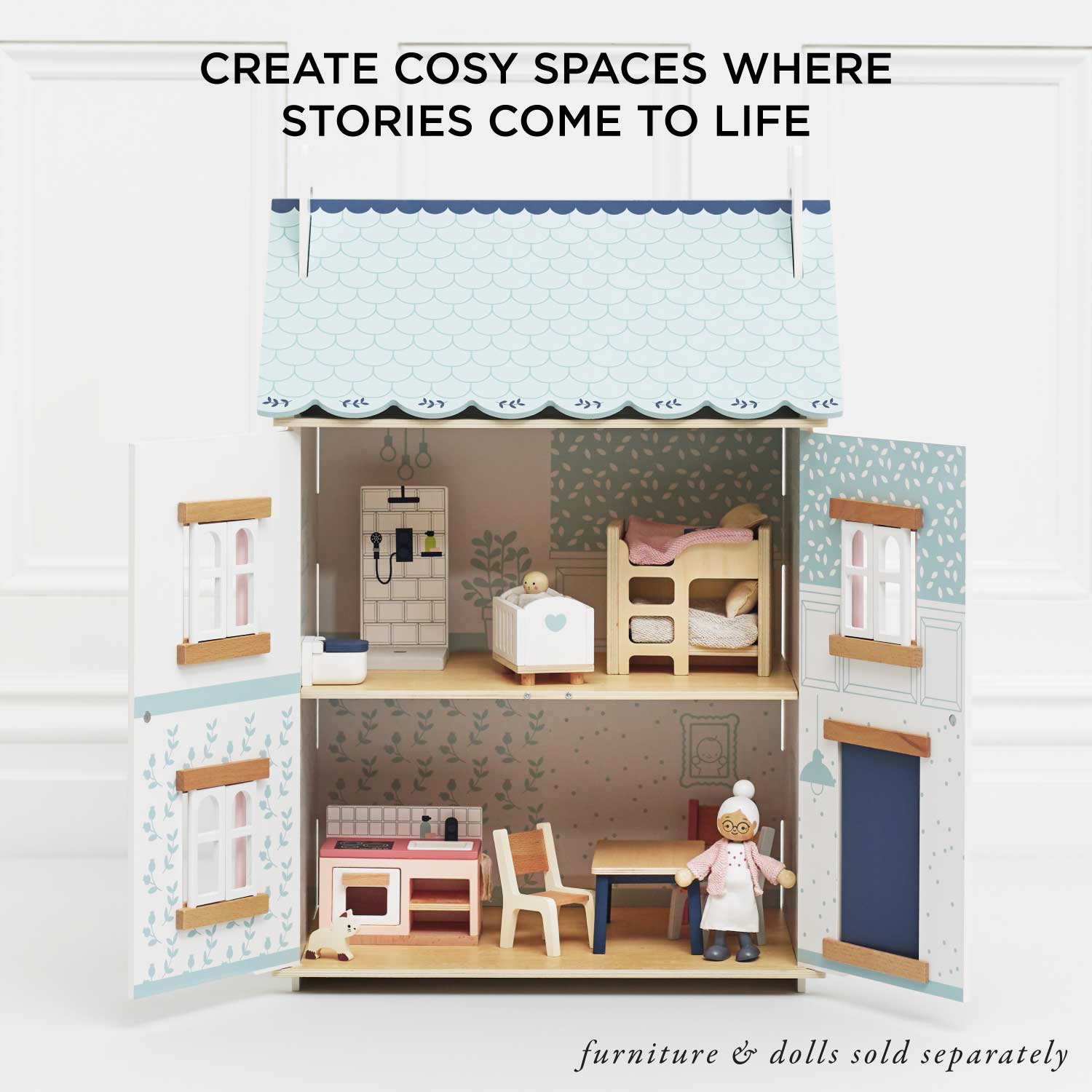 Bluebelle Wooden Dolls House - Premium Dollhouse | Le Toy Van