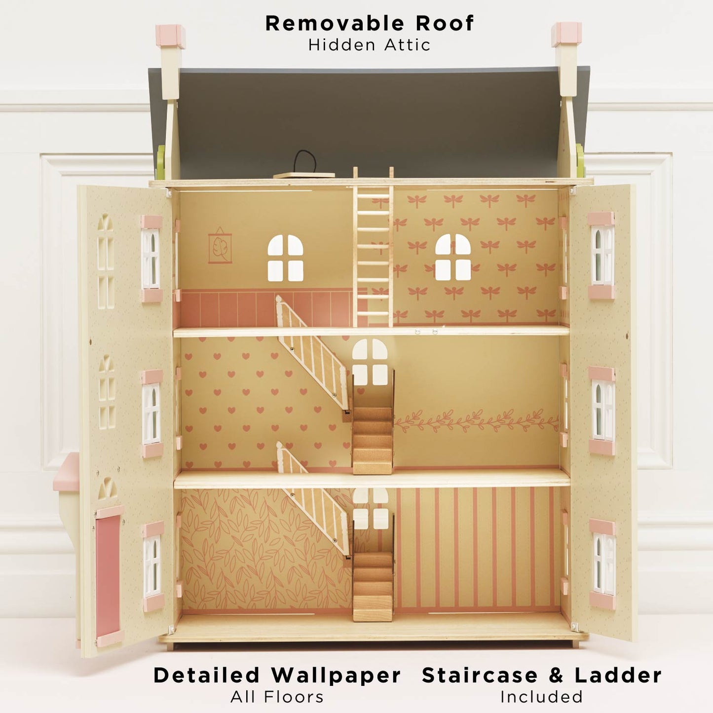 Le Toy Van Cherry Tree Hall Wooden Dolls House