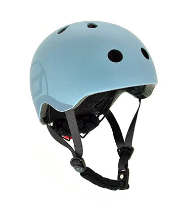 Scoot & Ride Helmet in Colour Steel