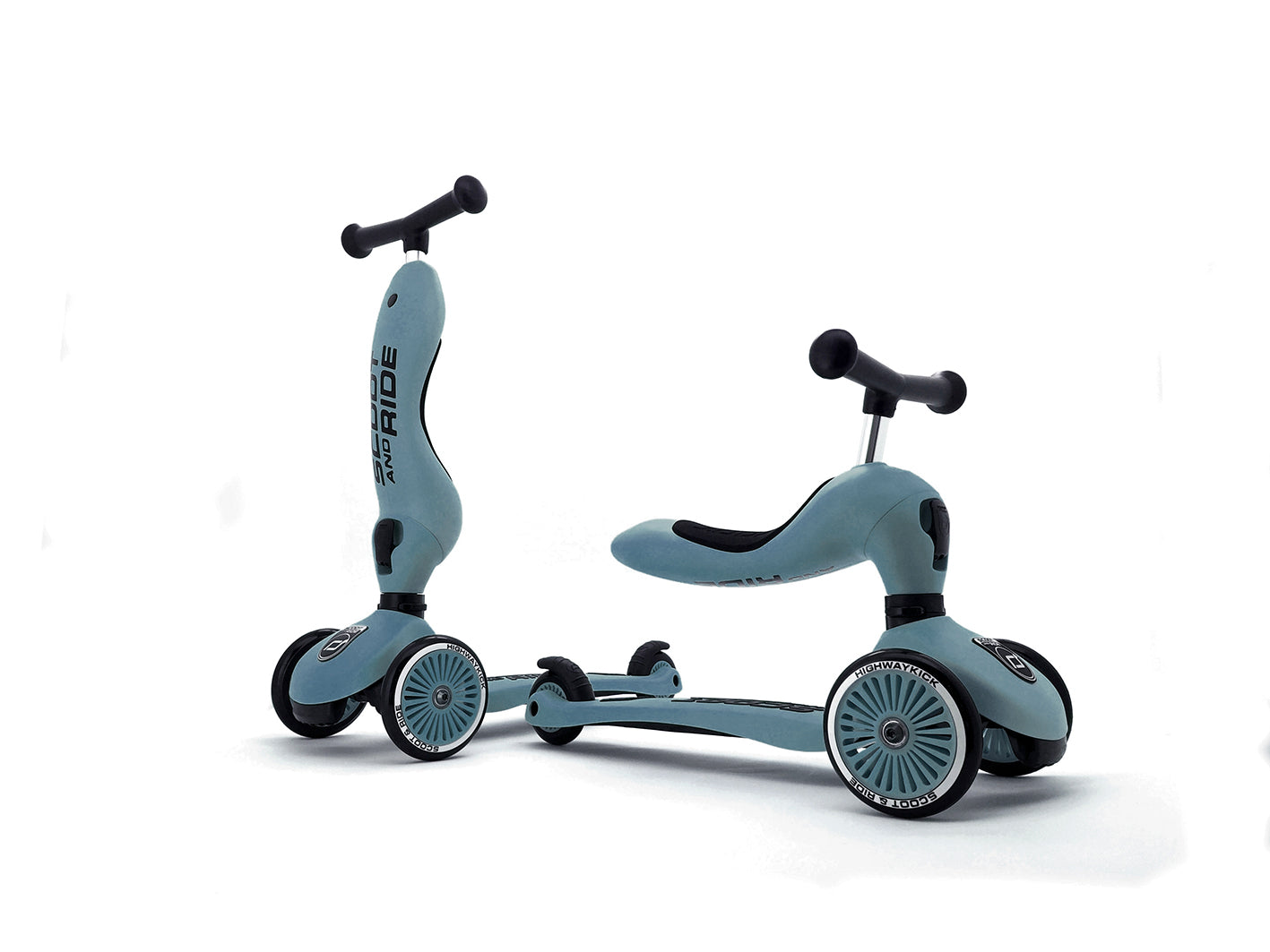 Scoot & Ride Highwaykick 1 in Colour Steel
