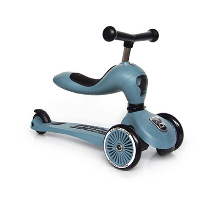 Scoot & Ride Highwaykick 1 in Colour Steel