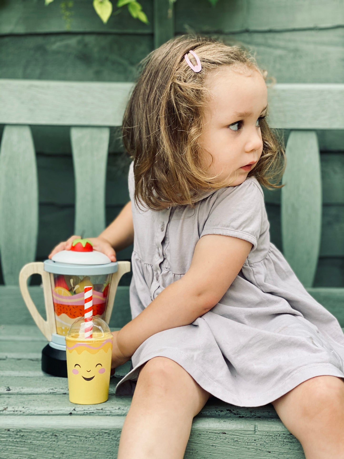 Wooden Fruity Blender & Smoothie Set for Kids | Mucky Wolf