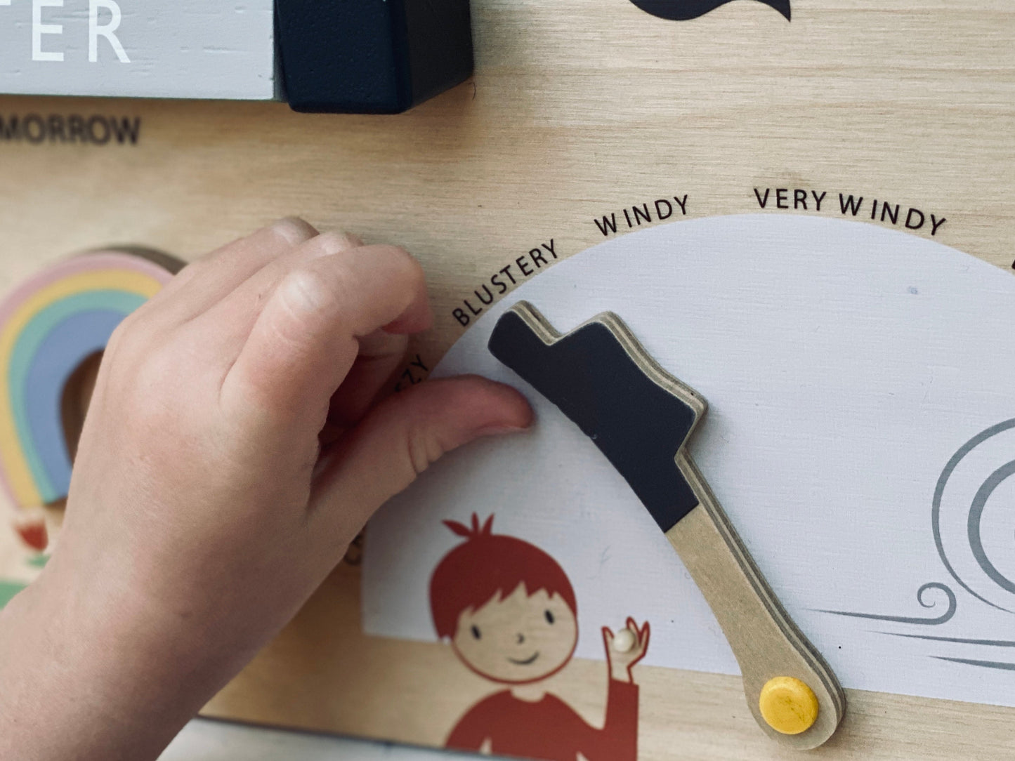 Weather Watch Busy Board - Wooden Weather Station by Tender Leaf Toys | Mucky Wolf