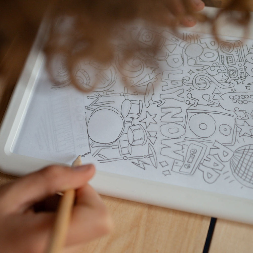 KIDYWOLF KIDYDRAW PAD Light-Up Drawing Pad – Meli Melo