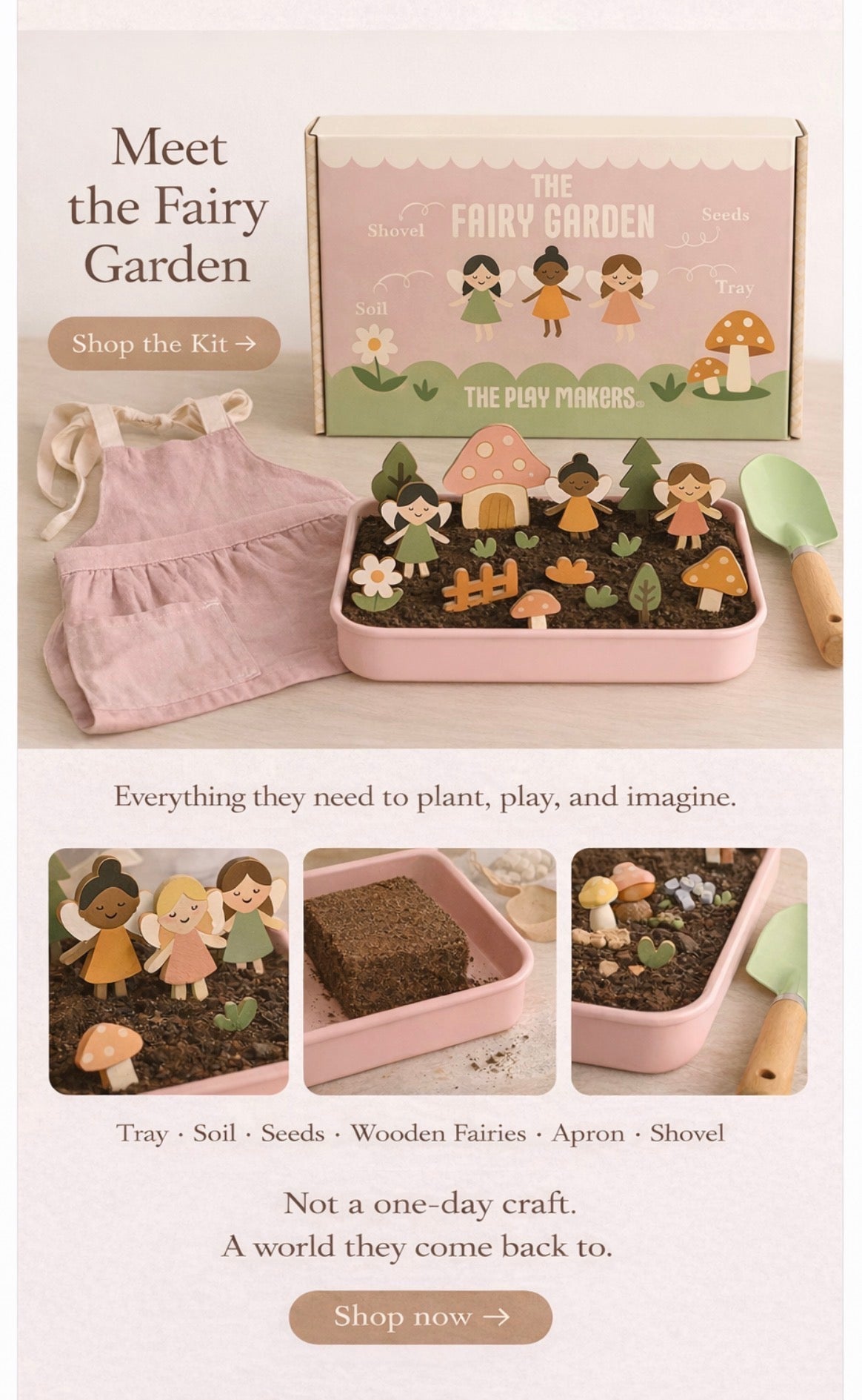 Fairy Garden Kit for Kids | Creative Nature Play Set | Mucky Wolf