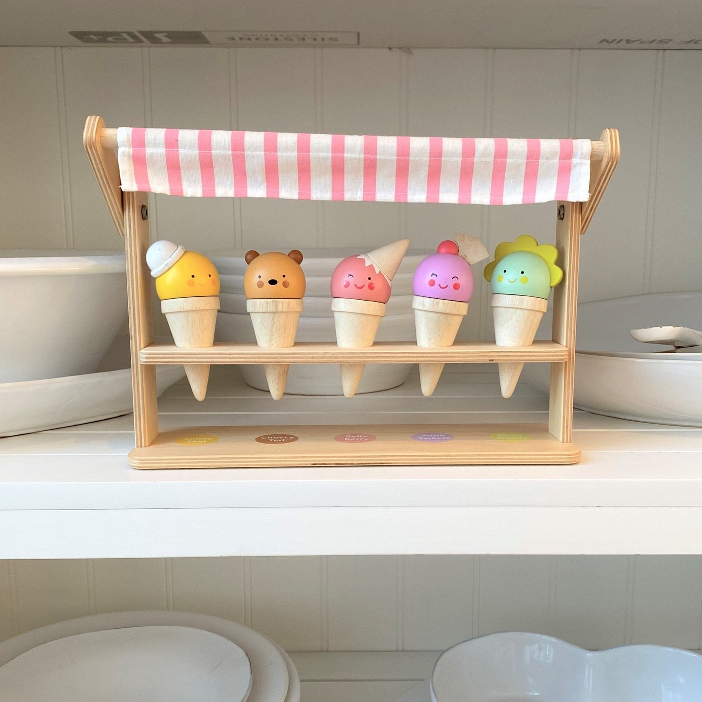 Wooden Ice Cream Play Set