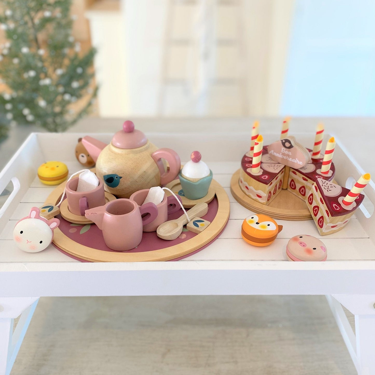 Wooden Tea Set for Kids | Pretend Play Tea Party - Tender Leaf Toys