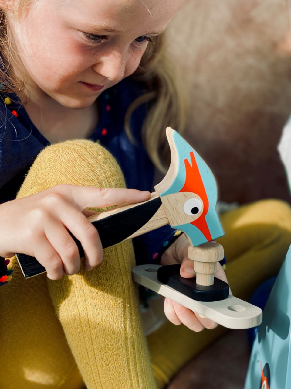 Tender Leaf Toys Tip Tap Toolbox – Wooden Tool Set for Kids | Mucky Wolf