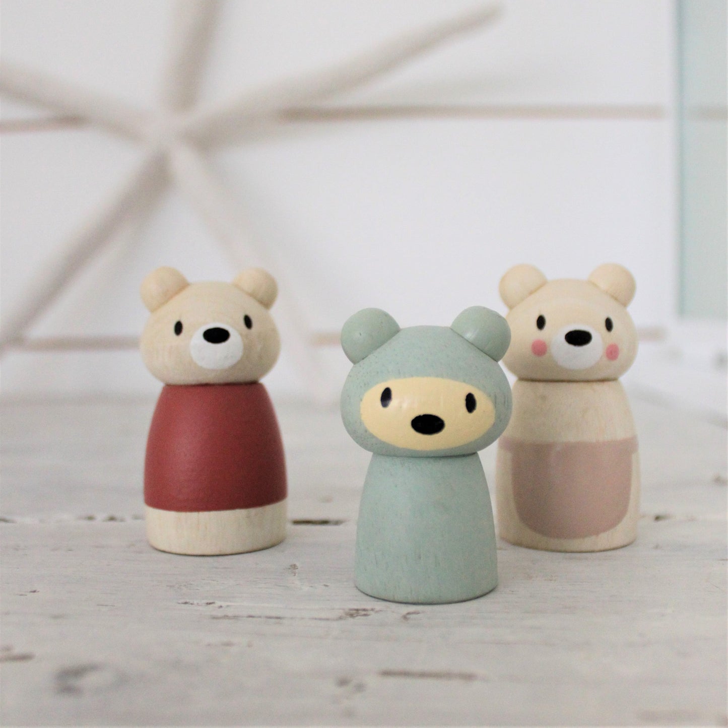 Wooden Bears for Merrywood Tales Collection