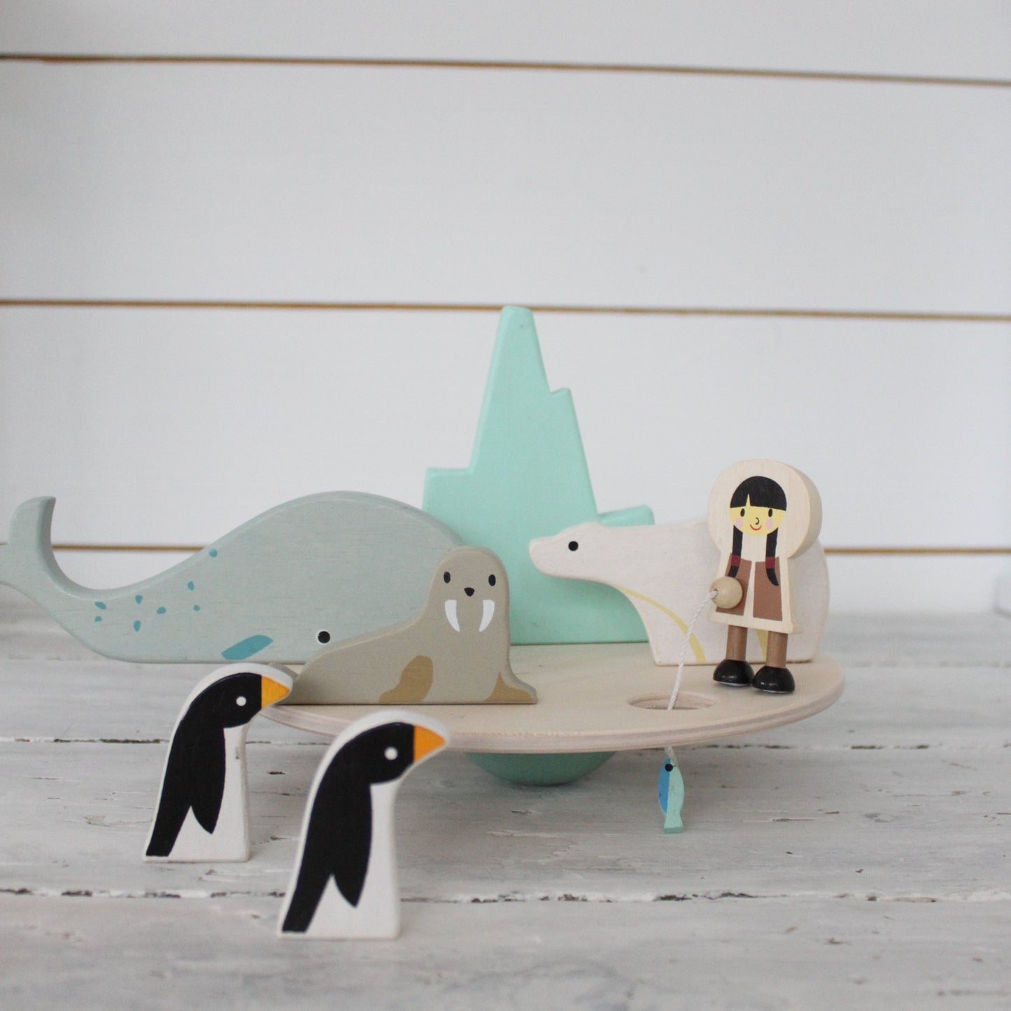  Wooden Polar Balancing Toy for Kids 3+ | Mucky Wolf