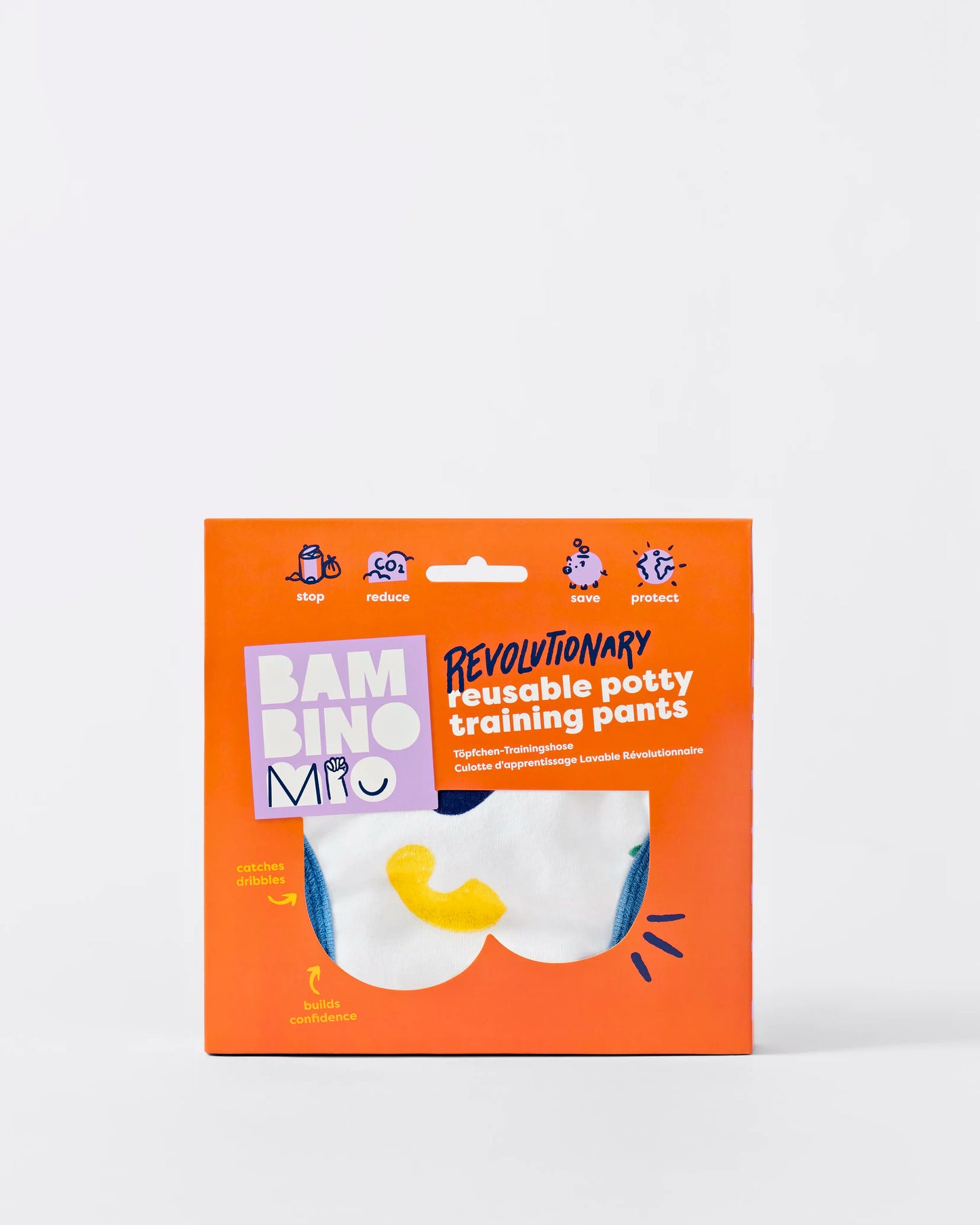 3 Pack Reusable Potty Training Pants with Cross-Stitch